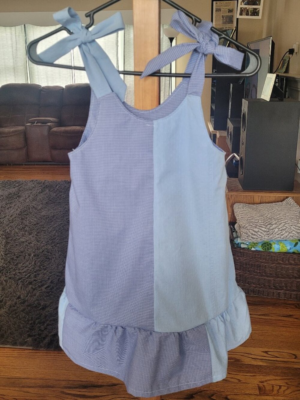 Girl's Color Blocked Dress